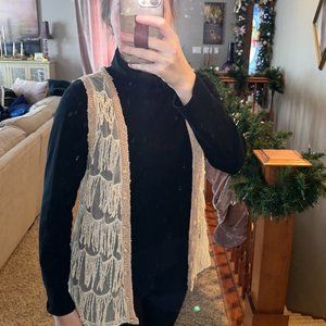 Light cardigan/vest - size small